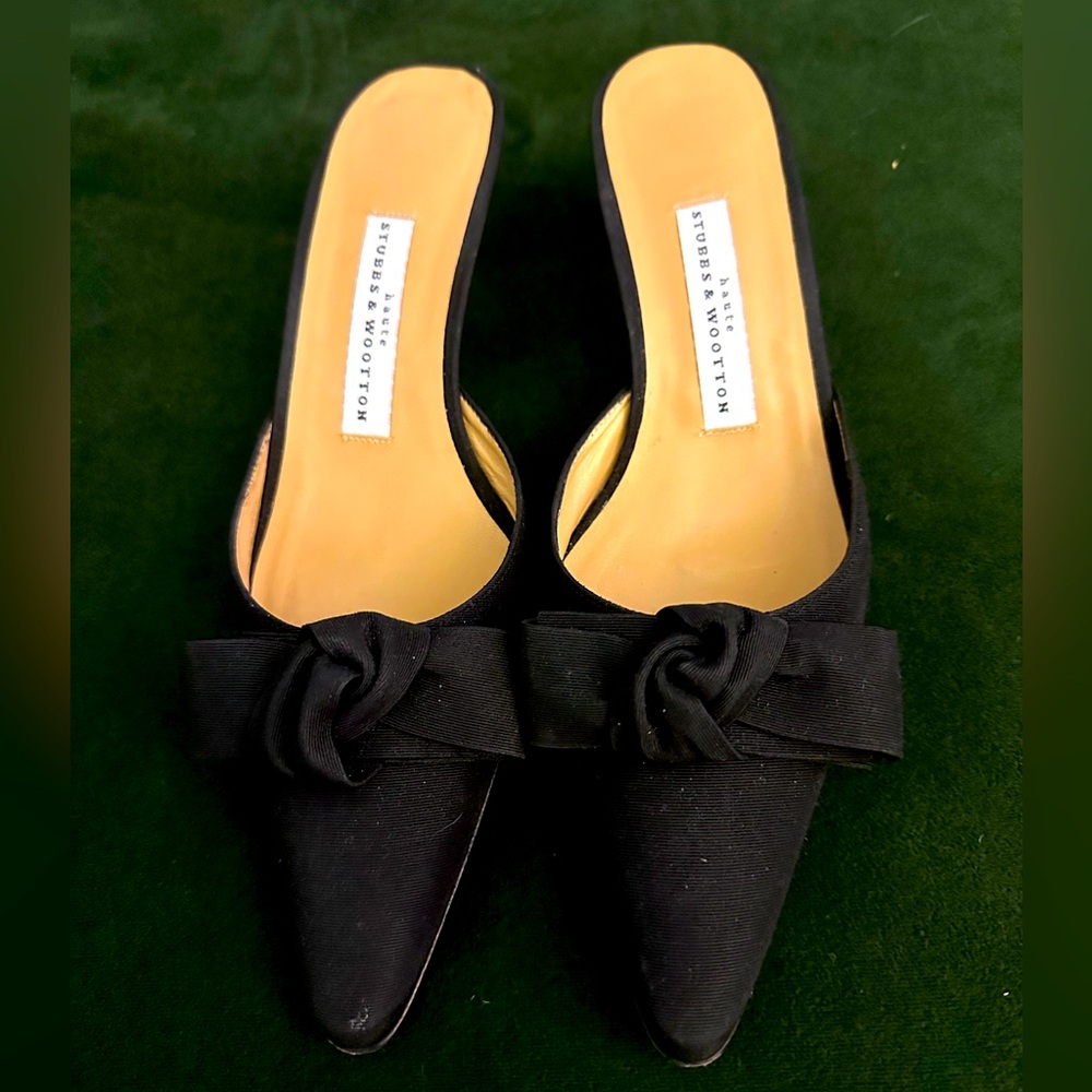 Stubbs & Wotton Kitten Heel Slides Size 8.5!!!
